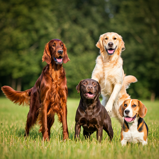 are irish setters good with other dogs