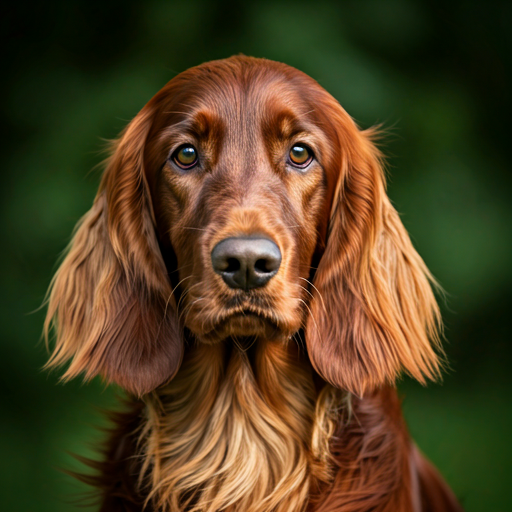 do irish setters have a double coat