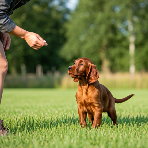 training an irish setter puppy